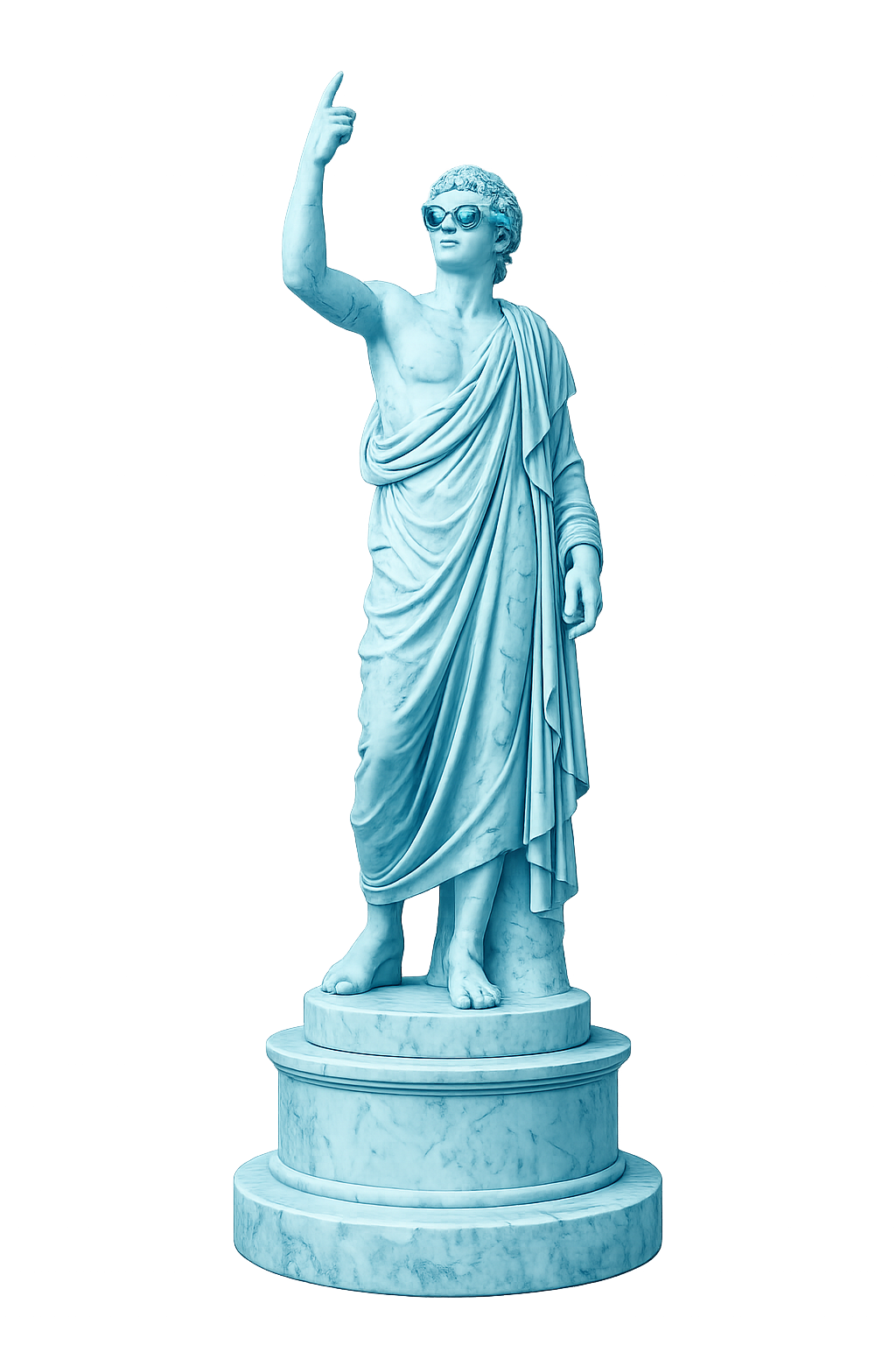 Pointing Statue